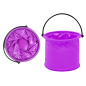 Wiaderko Składane Wielofunkcyjne PVC do Wody Fioletowe EAN: 5905991023951