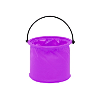 Wiaderko Składane Wielofunkcyjne PVC do Wody Fioletowe EAN: 5905991023951