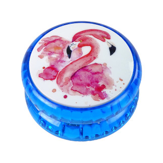 Jojo gra zręcznościowa szybkie flaming yoyo niebieskie