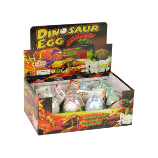 Wykluwające się magiczne jajko dinozaura rosnące 6 cm białe
