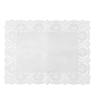 Kpl. 8 serwetek prostokątnych papierowych pod ciasto 40x30 cm