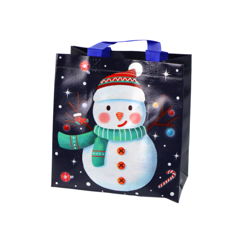 Torba prezentowa bałwan ciemna 23x21,5cm EAN: 5905884453179