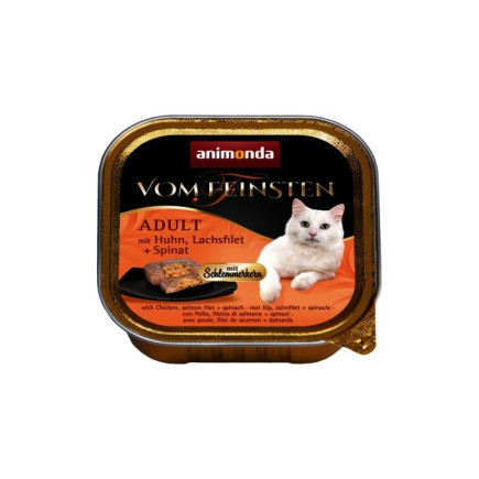 Animonda vom feinsten classic cat smak: kurczak, łosoś + szpinak 100g