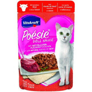 Vitakraft poesie delice wołowina dla kota 85g