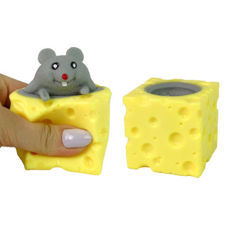 Mysz w serze gniotek squishy myszka sensoryczna pop it