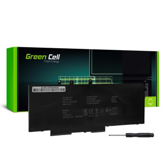 Green cell bateria de128v2 93ftf gjknx do dell latitude 5280 5290 5480 5490 5580 5590 5591 precision 3520 3530 6200mah 7.6v