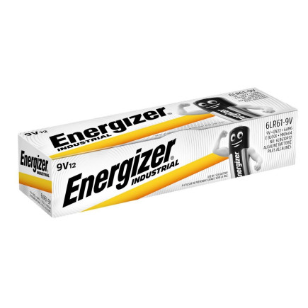 Energizer baterie alkaline industrial pro 6lr61 9v 12szt.