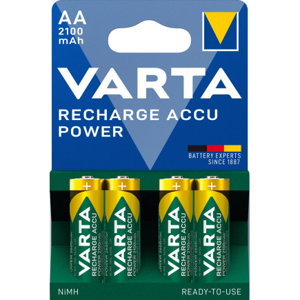 Zestaw akumulatorków aa varta ready2use hr6 (aa) (2100mah   ni-mh)