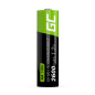 Green cell akumulatorki paluszki 2x aa r6 2600mah