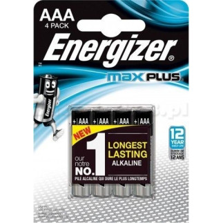 Energizer bateria max plus aaa lr03, 4 eco