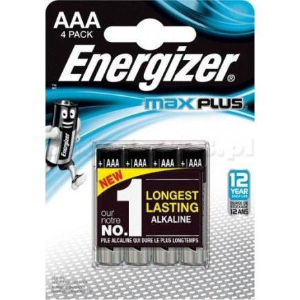 Energizer bateria max plus aaa lr03, 4 eco