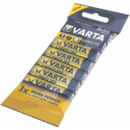 Zestaw baterii alkaliczne varta longlife 4106101328 (x 8)