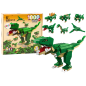 Klocki konstrukcyjne dinozaury 6w1 zestaw diy dinozaur 1000 ele.
