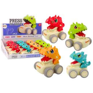 Autko dinozaur triceratops napęd na nacisk 4 rodzaje