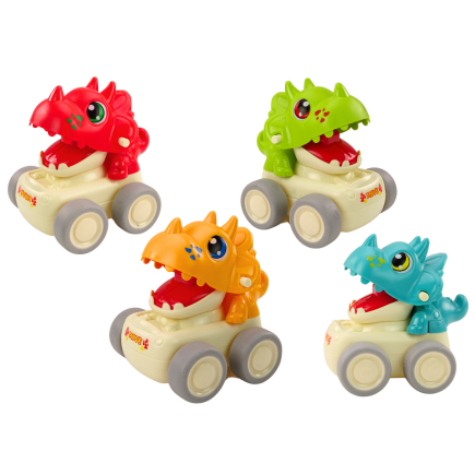 Autko Dinozaur Triceratops Napęd na Nacisk - EAN: 5905991014713