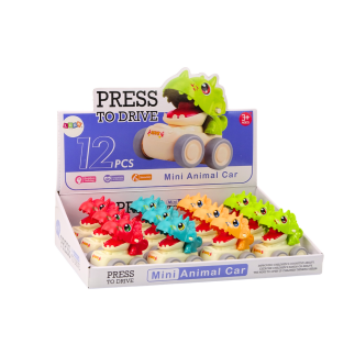 Autko dinozaur triceratops napęd na nacisk 4 rodzaje