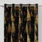 Gwieździsty las tkanina dekoracyjna velvet czarny 150cm EAN: 5906450012714