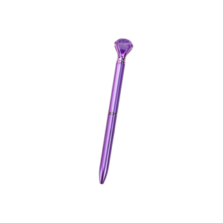 Długopis z diamentem w macie niebieski wkład 0.7mm mix