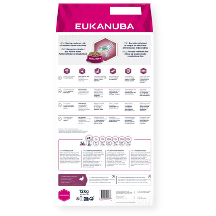 Eukanuba daily care adult protien kaczka - sucha karma dla psa 12 kg