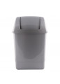 Kosz klip srebrny 26l (100) EAN: 5902443994487