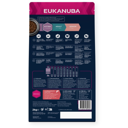 Eukanuba grain free kitten salmon - sucha karma dla kota - 2 kg