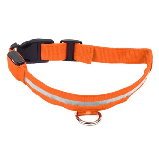 Ag232c obroża świecąca led 32-37cm orang