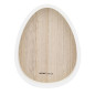 Patera dekoracyjna drewniana jajko 15,5x19,5 cm EAN: 5904252390498 Patera dekoracyjna drewniana jajko 15,5x19,5 cm EAN: 5904252390498