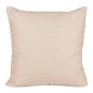 Poszewka satyna bawełna CIZGILI CAPUCCINO/40x40.