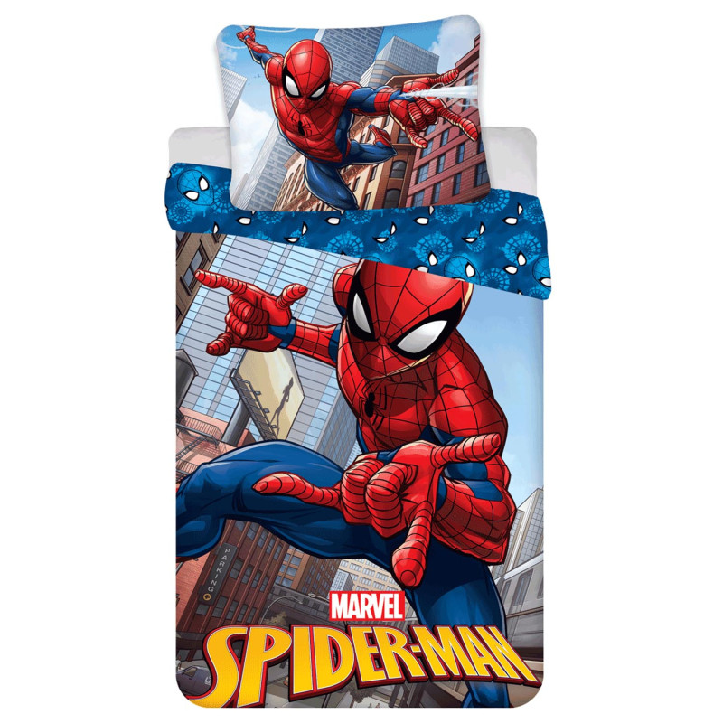 Pościel Bawełniana Spiderman 140x200 + 70x90 EAN: [wstaw EAN tutaj]