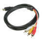 Kabel HDMI do 3 RCA HD29A - EAN: 5907621827007