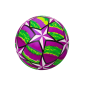 Piłka gumowa jaskrawa gwiazdki fioletowa 24 cm, EAN: 5905991026563