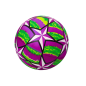 Piłka gumowa jaskrawa gwiazdki fioletowa 24 cm, EAN: 5905991026563