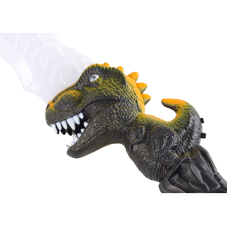 Miecz świetlny rękojeść  dinozaur zielony czarny mix