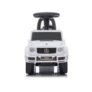 Jeździk mercedes g-class 652 biały dźwięk klaksonu silnika