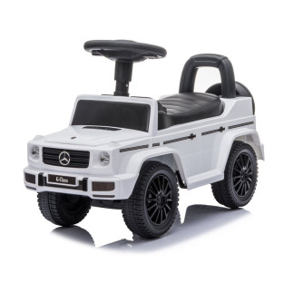 Jeździk mercedes g-class 652 biały dźwięk klaksonu silnika