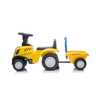 Jeździk traktor 658t żółty