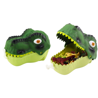 Zestaw figurek dinozaurów Duży Zielony Dinozaur 45 el. EAN: 5905991028383
