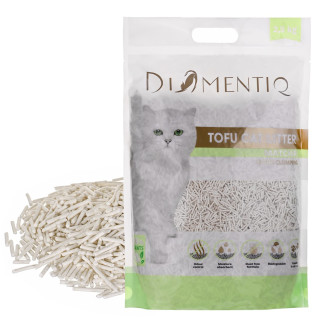 Diamentiq żwirek tofu zbrylający 2,5 kg matcha