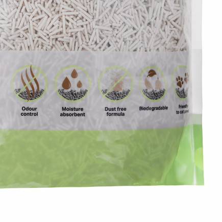 Diamentiq żwirek tofu zbrylający 2,5 kg matcha