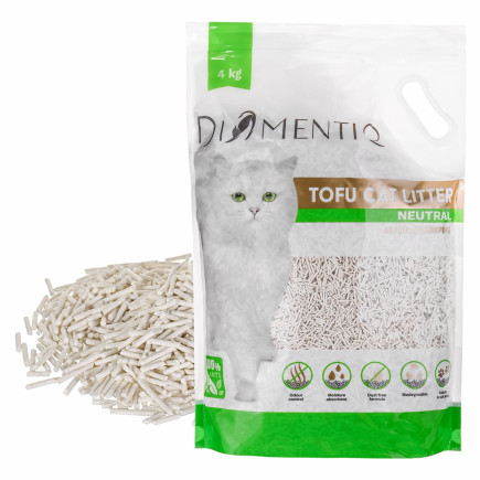 Diamentiq żwirek tofu zbrylający 4 kg naturalny