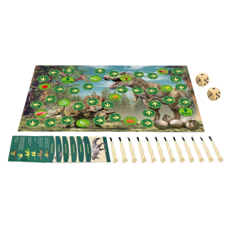 Zestaw Jaj Dinozaurów Figurki Wykopaliska - Gra Planszowa 12 Szt. EAN: 5905991029106