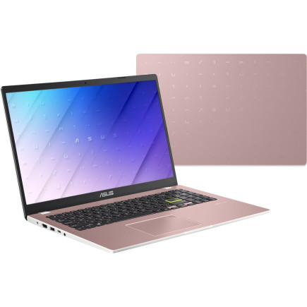 Asus l510ka-wh21-p pentium n6000 15.6" fhd 4gb ssd128+256 bt win11 s rose pink  (repack) 2y