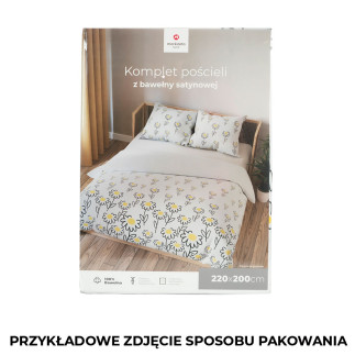 Bellis komplet pościeli z bawełny satynowej 160x200cm