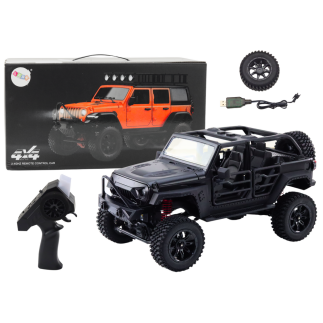 Auto terenowe zdalnie sterowane rc 2.4g napęd 4x4 czarny
