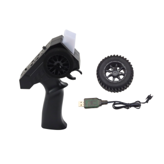 Auto terenowe zdalnie sterowane rc 2.4g napęd 4x4 czarny