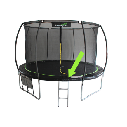 Osłona na sprężyny do trampoliny sport max 16ft czarno-zielona