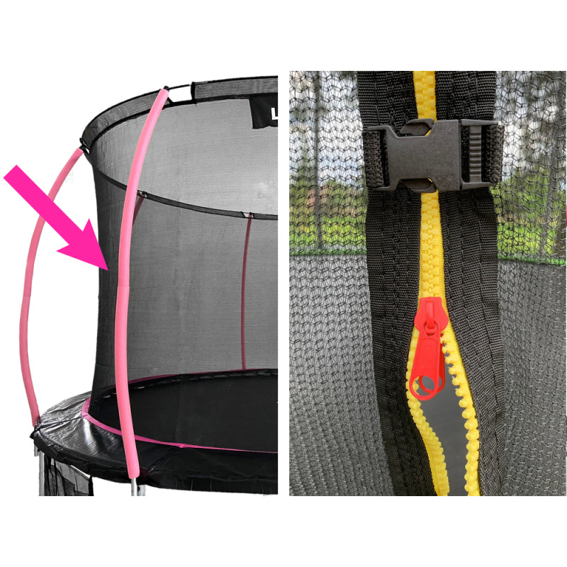 Siatka wewnętrzna do trampoliny Sport Max 16ft różowa - EAN: 5903802457711 Siatka wewnętrzna do trampoliny Sport Max 16ft różowa - EAN: 5903802457711