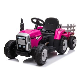 Traktor na akumulator z przyczepą XMX611 różowy EAN: 5903802452020