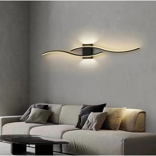 Zd149a lampa scienna kinkiet czarny 60cm  day light