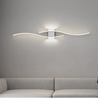 Zd150 lampa scienna kinkiet biały 60cm    zimny biały